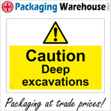 WT181 Danger Deep Excavations