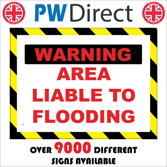 TR650 Warning Area Liable To Flooding