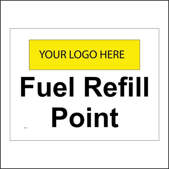 HA193 Fuel Refill Point Your Logo Here Company Name Words
