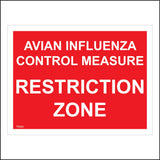 TR543 Avian Influenza Control Measure Restriction Zone