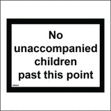 GE934 No Unaccompanied Children Beyond This Point