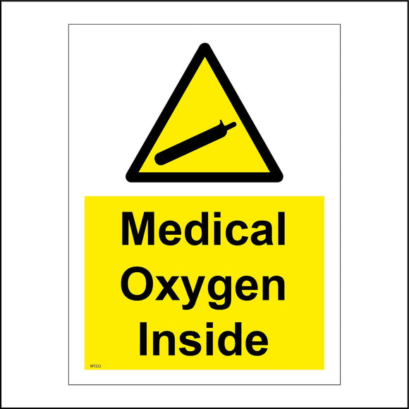 WT222 Medical Oxygen Inside Cannister Transport Container
