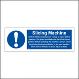 MA435 Slicing Machine Sign with Circle Exclamation Mark