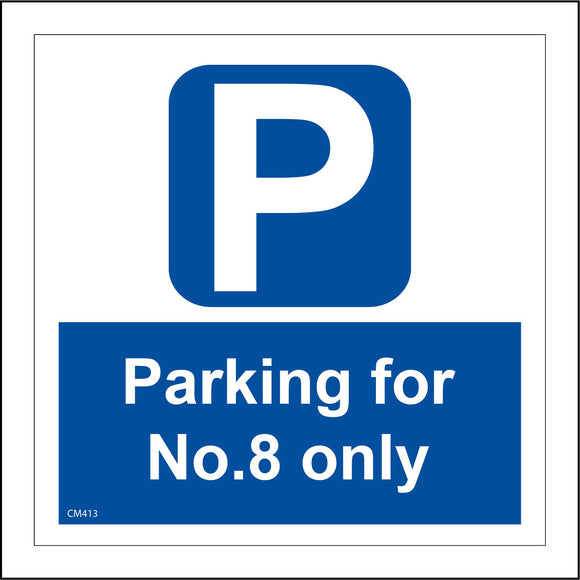 CM413 Parking For Number House Flat Bay Site Location Choice