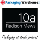 CM294 10A Radison Mews House Plate Number Road Location Door Wall Sign