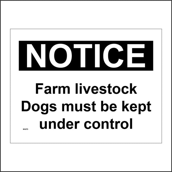 MA870 Farm Livestock Dogs Under Control Cattle Sheep Lambs