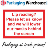 GE923 Lip Reading Let Us Know Lower Masks Behind Screen