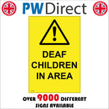WT238 Deaf Children In Area School Play Park Speed Drivers Child