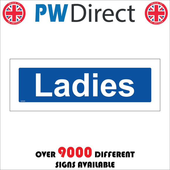 GE020 Ladies Sign