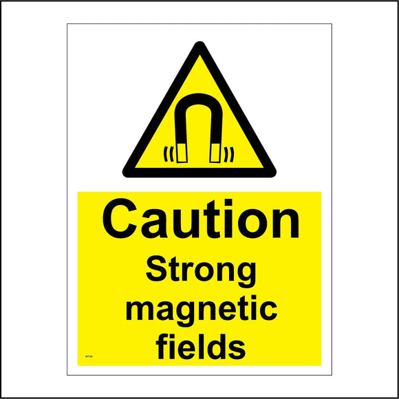 WT185 Caution Strong Magnetic Field