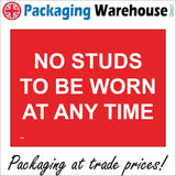 PR380 No Studs To Be Worn At Any Time