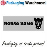 CM993 Horse Name Sign with Horse Head