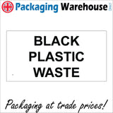 CS612 Black Plastic Waste Environment Non Recyclable