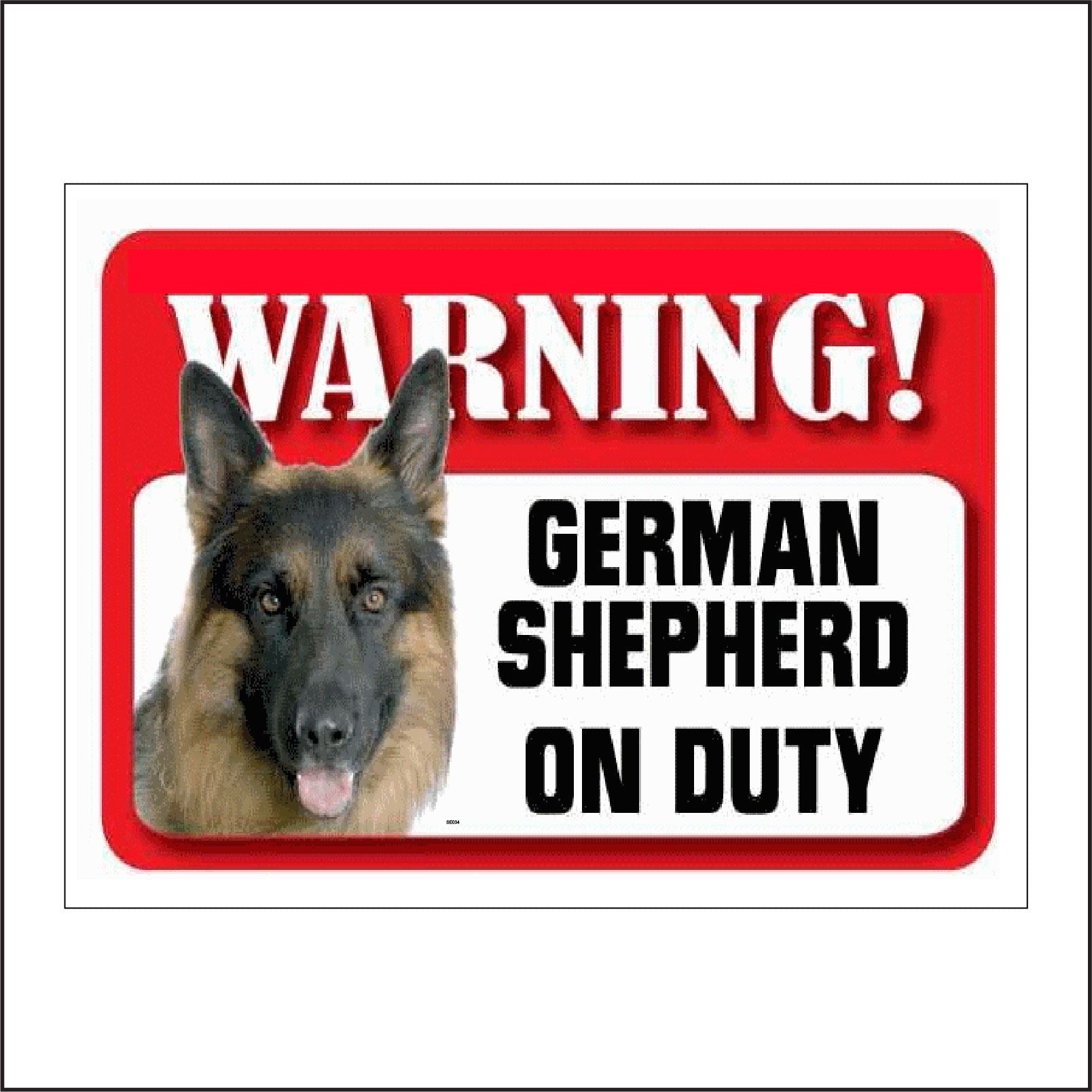 Funny Warning Signs German Shepherd