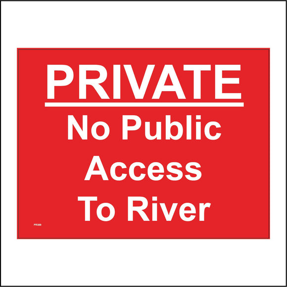 PR388 Private No Public Access To River Jetty Pier Tow Path