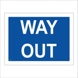 MA284 Way Out Sign