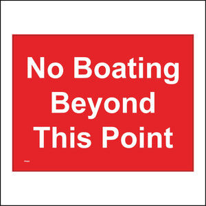 PR403 No Boating Beyond This Point