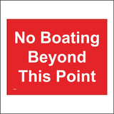 PR403 No Boating Beyond This Point