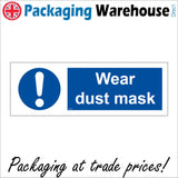 MA433 Wear Dust Mask Sign with Circle Exclamation Mark
