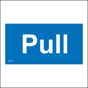 MA496 Pull Sign