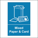 CS373 Mixed Paper & Card Recycling Recycle Green Eco Planet