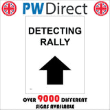 TR554 Detecting Rally Metal Dector Straight Ahead Arrow Salvage