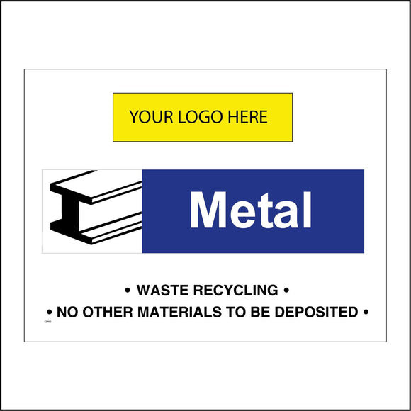 CS460 Metal Recycling Waste Recycle Your Logo Company