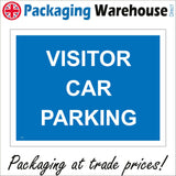 VE182 Visitor Car Parking Sign