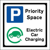 VE307 Priority Space Electric Cars Charging Vehicle Park