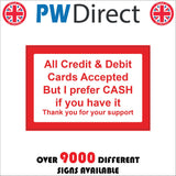 GE962 Cash And Credit Cards Accepted Prefer Cash