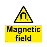 WS992 Magnetic Field Sign with Triangle Magnet