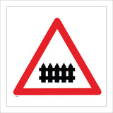 TR663 Caution Railway Tracks