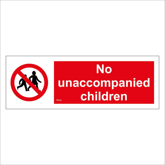 PR442 No Unaccompanied Children Property Premises