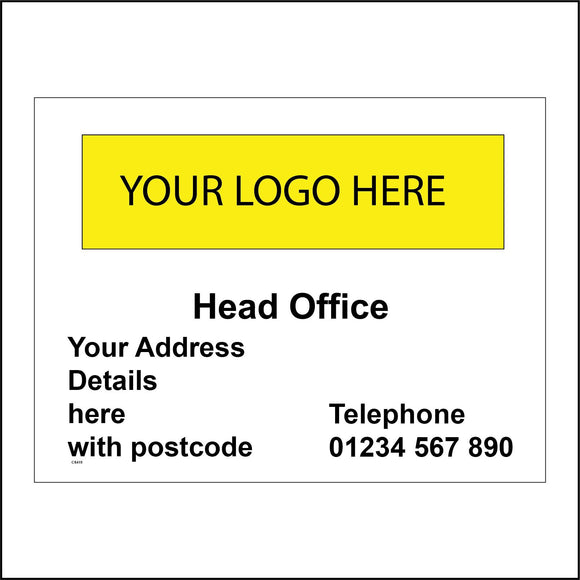 CS415 Your Logo Address Telephone Details Head Office Post Code