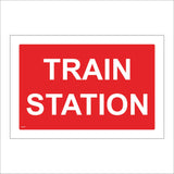 TR340 Train Station Sign