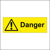 WS143 Danger Sign with Triangle Exclamation Mark