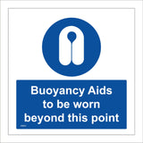 MR093 Buoyancy Aids To Be Worn Beyond This Point