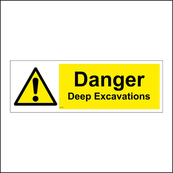 WT180 Danger Deep Excavations